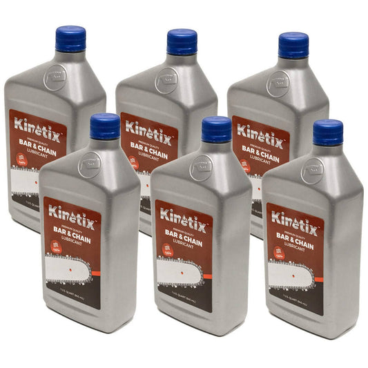 Bethesda Industrial 6PK Quart Kinetix Chainsaw Bar & Chain Oil 80009 for Echo Stihl Husqvarna Poulan