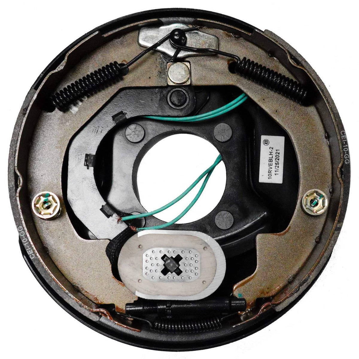 Bethesda Industrial 10" x 2-1/4" Electric Trailer Brake Assembly - 21003 for 3500 lbs Axle Pair