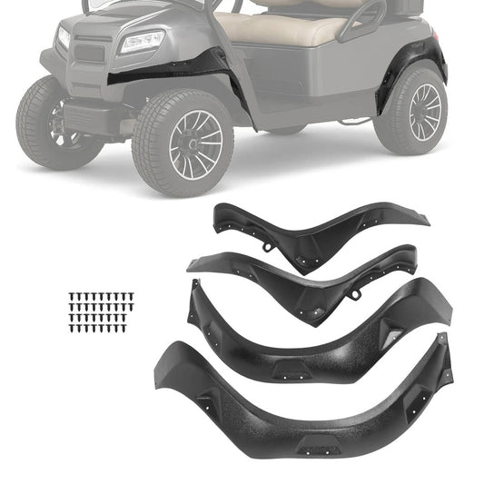 Bethesda Industrial Fender Flares Kit for 2019-up Club Car Onward Complete Set of Four Front & Rear