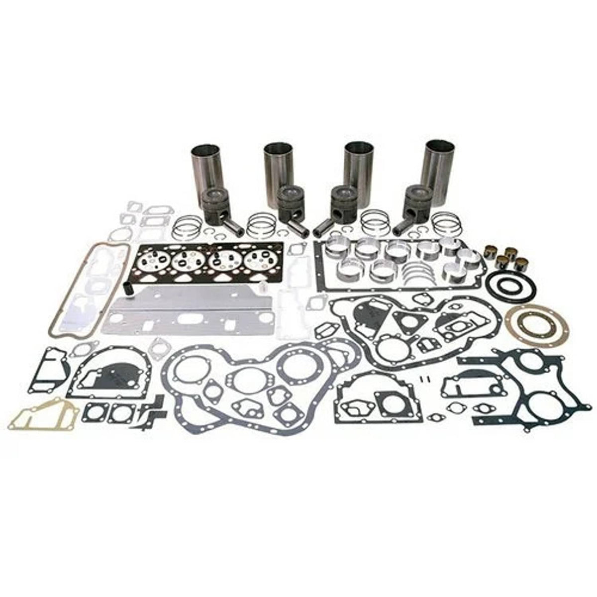 Bethesda Industrial Engine Rebuild Kit - Less Bearings fits Massey Ferguson 393 398 fits Perkins