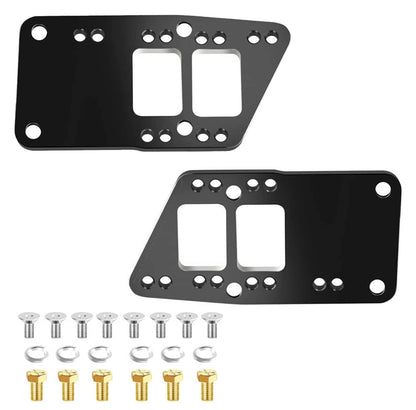 Bethesda Industrial Black Billet LS Engine Mounts Motor Mount Adapter Plates for LS Swap LS1 LS2 LS3