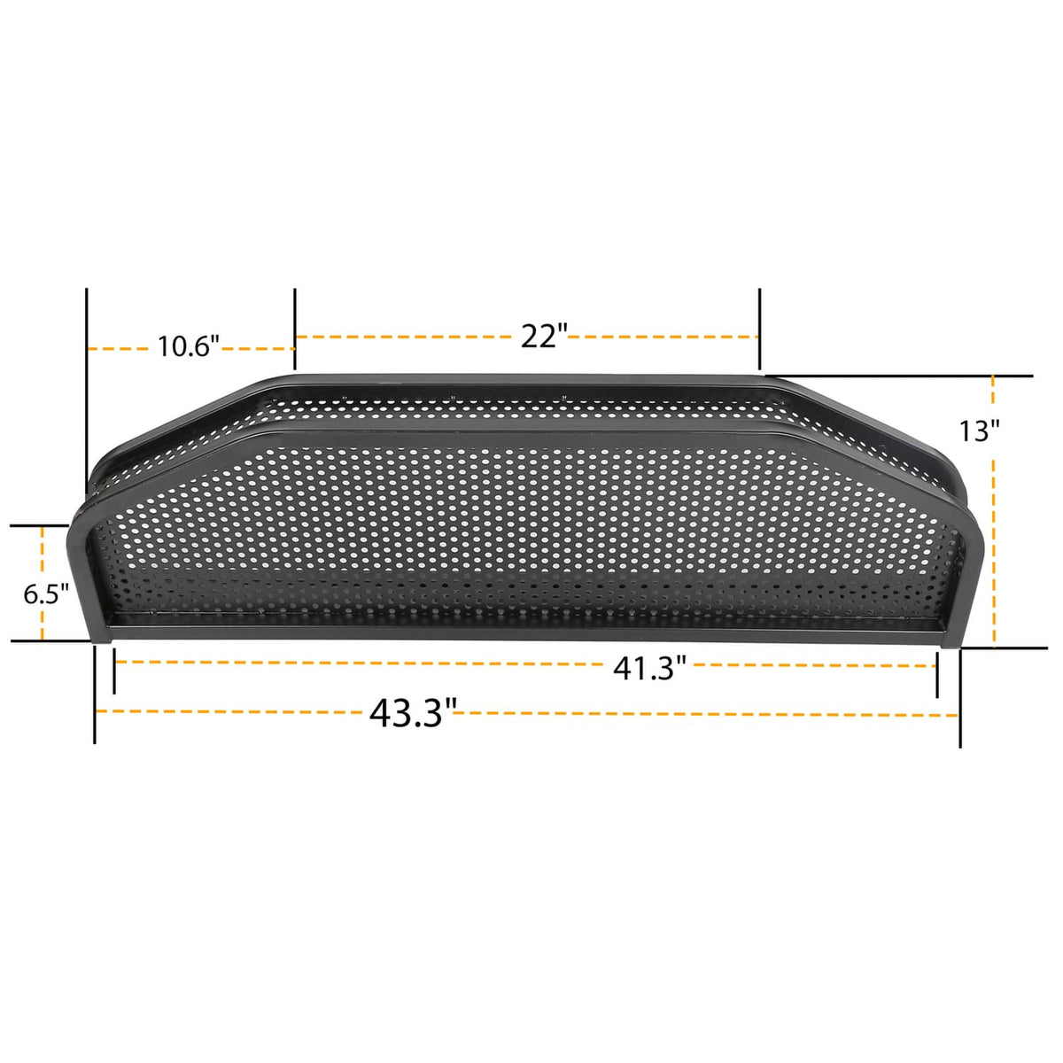 Bethesda Industrial Heavy Duty Front Clay Cargo Basket For EZGO TXT Golf Cart w/ Mounting Brackets