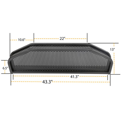 Bethesda Industrial Heavy Duty Front Clay Cargo Basket For EZGO TXT Golf Cart w/ Mounting Brackets