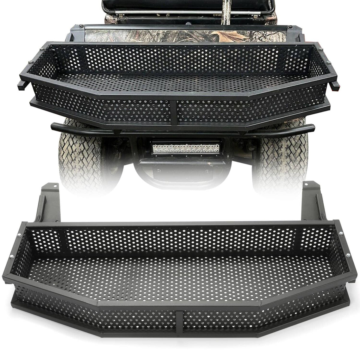 Bethesda Industrial Cargo Basket Front Outer Utility Storage Basket For Club Car DS Golf Cart