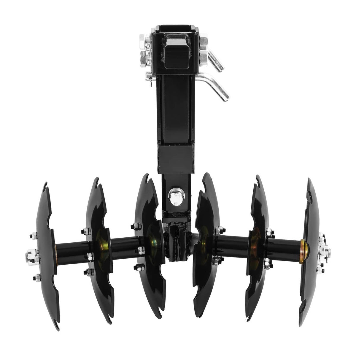 Bethesda Industrial 20" Notched Disc Harrow Plow Attachment for ATV UTV W/ 6 X Concave 2" Receiver