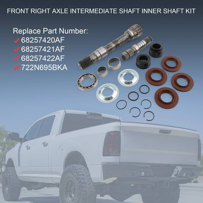 Bethesda Industrial Front Right Differential Axle Intermediate Shaft Inner Kit Fits 12-2022 Ram 1500