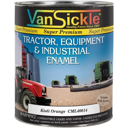 Bethesda Industrial Kioti Orange Tractor Paint Quart fits Paint, Sealants, Lubricants, Chemicals