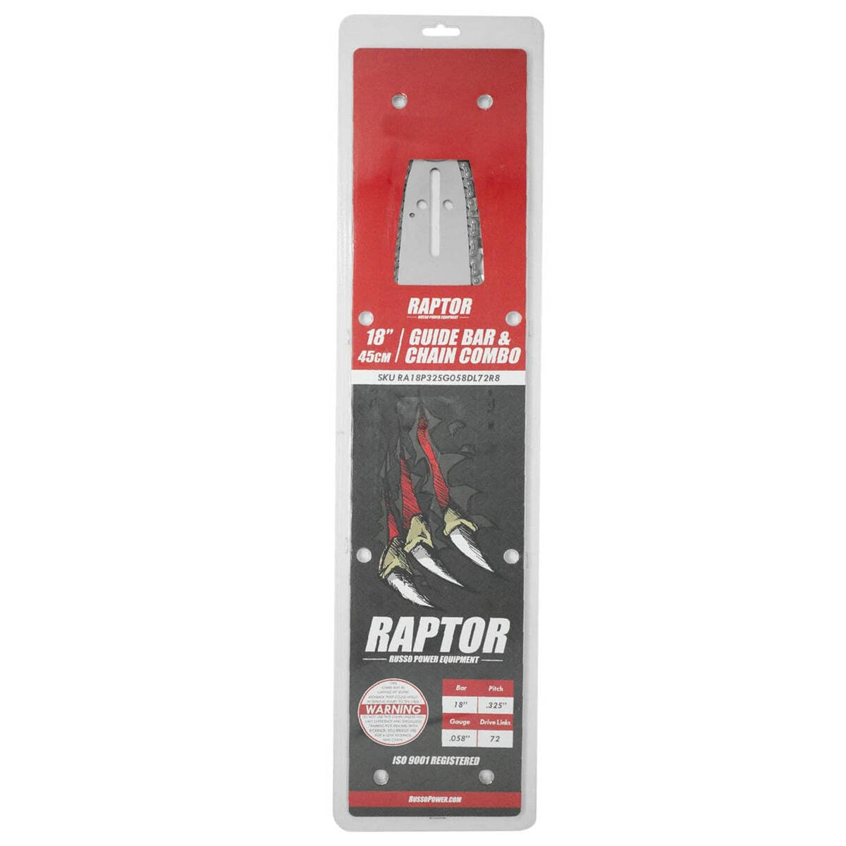 Bethesda Industrial Raptor 18-inch Chainsaw Bar and Chain for Husqvarna 133 136 137 140 1400 141 142