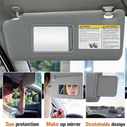 Bethesda Industrial New Pair Sun Visor Set LH Driver & RH Passenger Side For 2005-2015 Toyota Tacoma