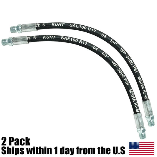 Bethesda Industrial 2PK Snow Plow Upper Lower Lift Cylinder Hose Fits BOSS HYD01695 1/4 X 15 1/2