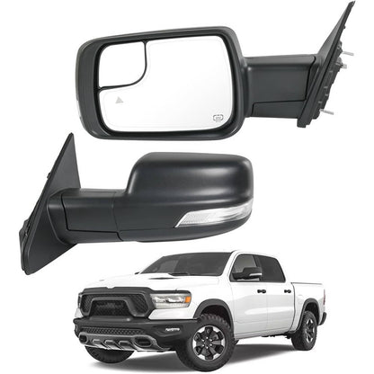 Bethesda Industrial For Dodge Ram 1500 2019-2024 Left Driver Side Mirror Heated Signal Blind Spot