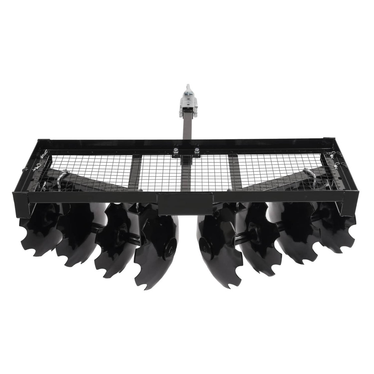 Bethesda Industrial Tow-Behind Notched Disc Harrow 4FT For ATV UTV Trailer Tilling W/ A 2" Towball