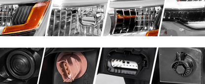 Bethesda Industrial Left & Right Side Headlights Assembly w/LED DRL For 2016-2019 Ford Explorer