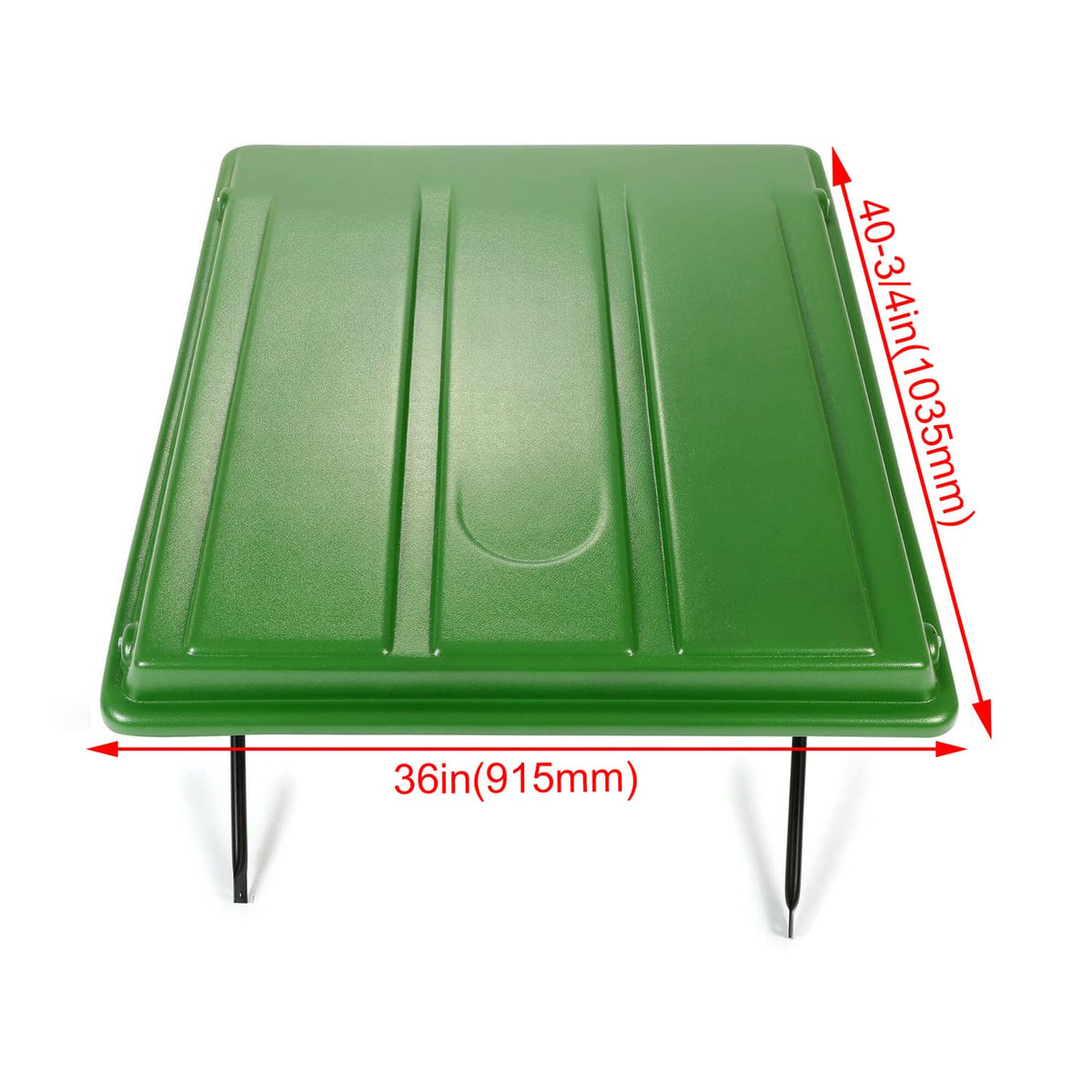 Bethesda Industrial Green Tractor Sun Shade Canopy For John Deere Compact Utility Tractors with ROPS