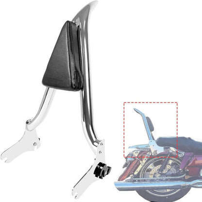 Bethesda Industrial New 22'' Chrome Backrest Sissy Bar For Harley Road King Electra Glide 1997-2008