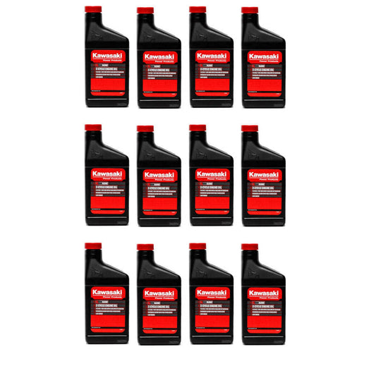 Bethesda Industrial 12PK Genuine OEM Kawasaki Motor Engine Oil 12.8oz 2-Cycle 5 Gallon 99969-6085C