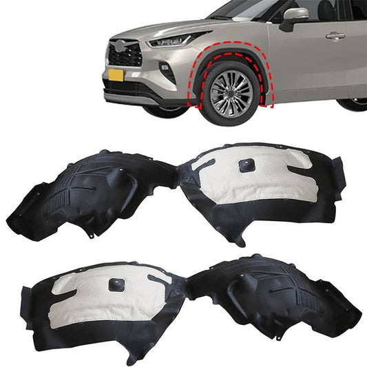Bethesda Industrial Front Driver & Passenger Side Fender Liners Set For 2020-2024 Toyota Highlander