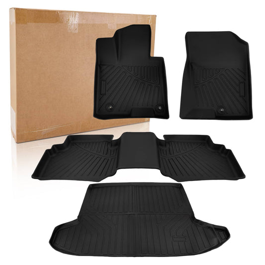 Bethesda Industrial 4x Car Floor Mats & Cargo Liner Full Cover Black for 2022-2025 Hyundai Tucson