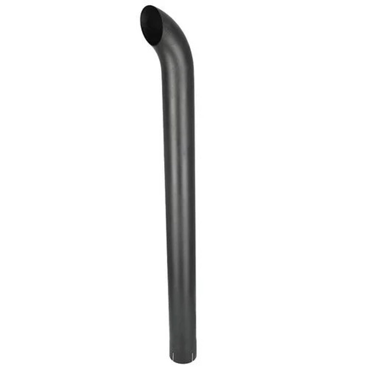 Bethesda Industrial Exhaust Stack - 4" x 48" Curved Black