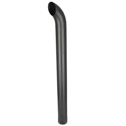 Bethesda Industrial Exhaust Stack - 4" x 48" Curved Black