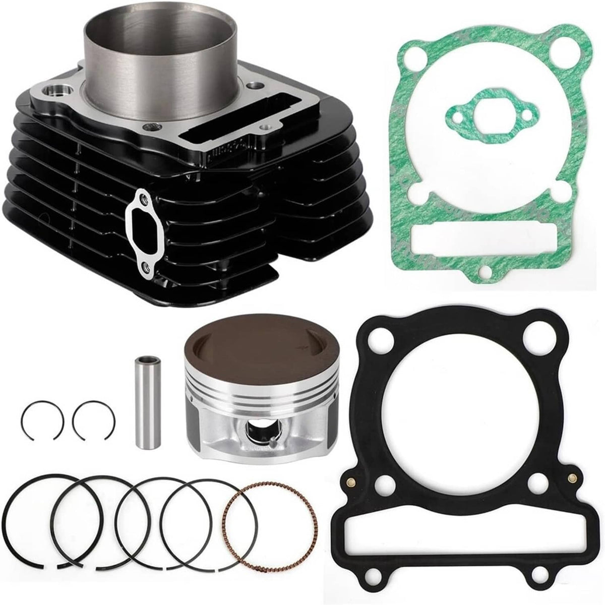 Bethesda Industrial Cylinder Piston Gasket Top End Rebuild Kit For 1987-2004 Yamaha Warrior YFM350