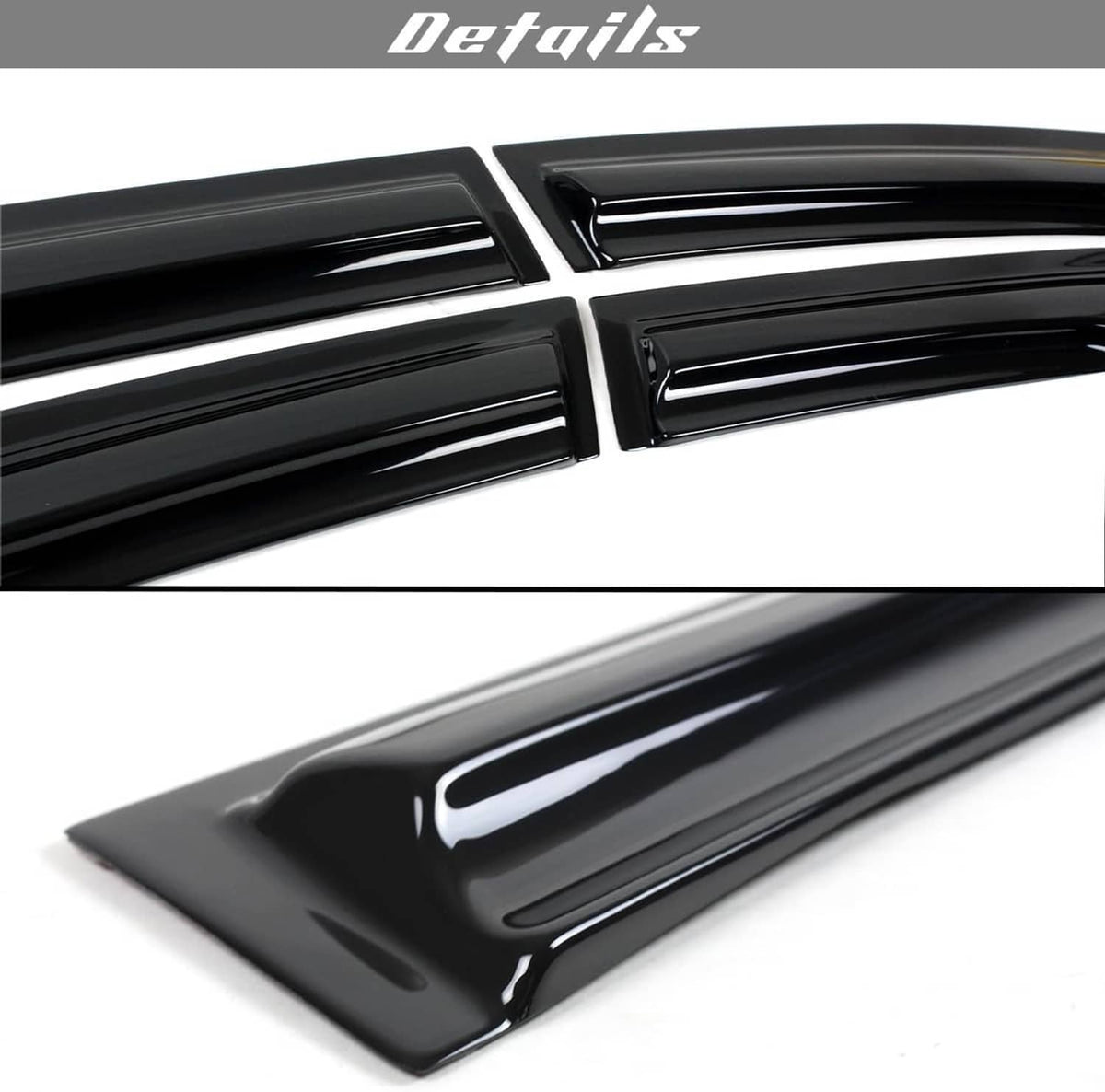 Bethesda Industrial New For 2020-2025 Toyota Corolla Sedan JDM Mugen Style Window Visors Rain Guards