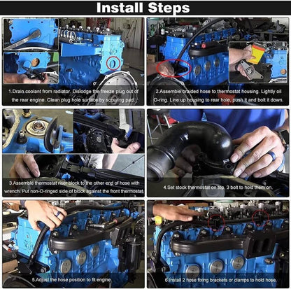 Bethesda Industrial Freeze Coolant Bypass Kit For 2003-2007 Dodge Ram 5.9L & Cummins 6.7L 2007.5-18