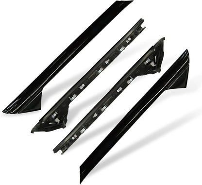 Bethesda Industrial 2 Pairs Left Right Side Windshield A-Pillar Molding Trim for 11-19 Ford Explorer