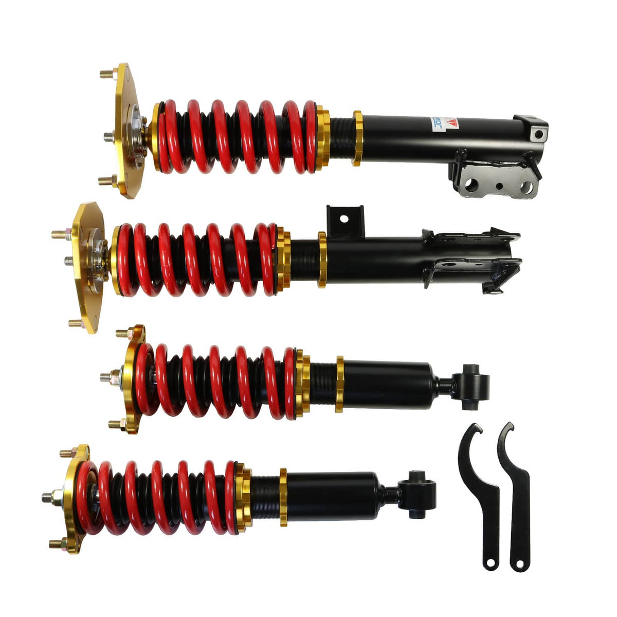 Bethesda Industrial Full Coilovers For 2000-2005 Mitsubishi Eclipse 3rd-Gen D53A / D52A Adj Height