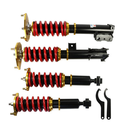 Bethesda Industrial Full Coilovers For 2000-2005 Mitsubishi Eclipse 3rd-Gen D53A / D52A Adj Height