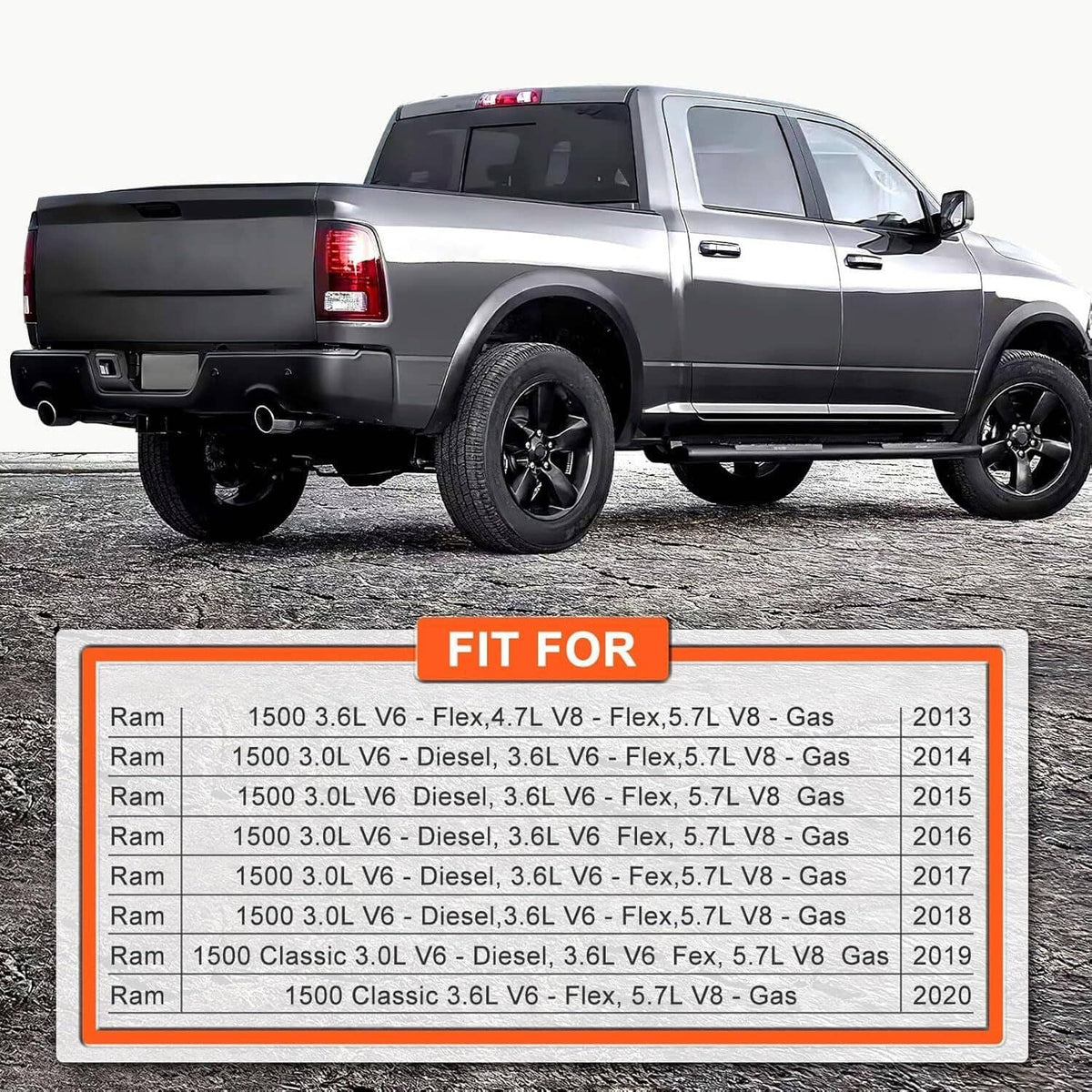 Bethesda Industrial 2Pcs Rear Air Bag Suspension Kit for Dodge Ram 1500 2013-2018 Classic 2019 2020