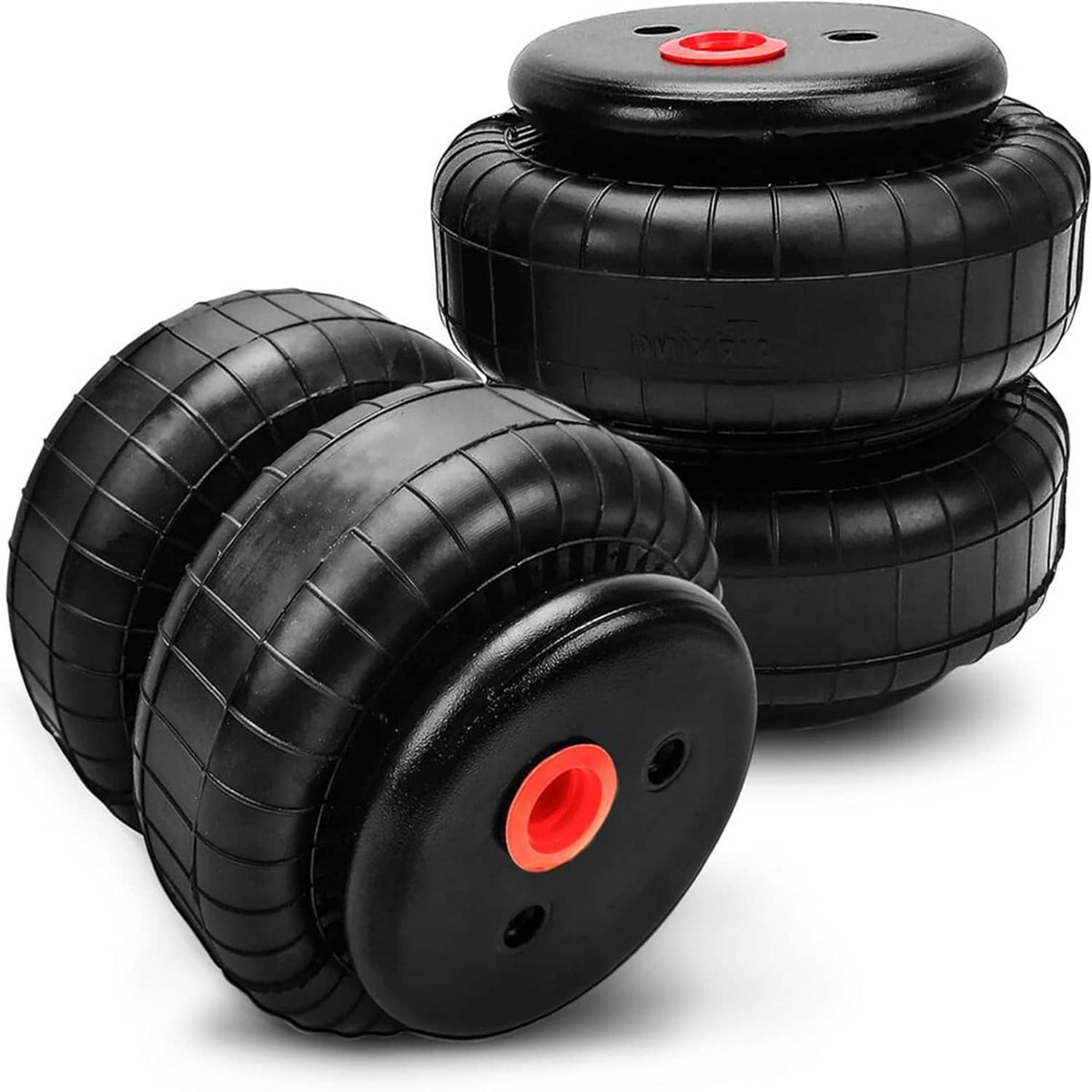 Bethesda Industrial Set of 2 Air Ride Suspension Bag Standard 2500 lb 1/2"npt Single Port Universal