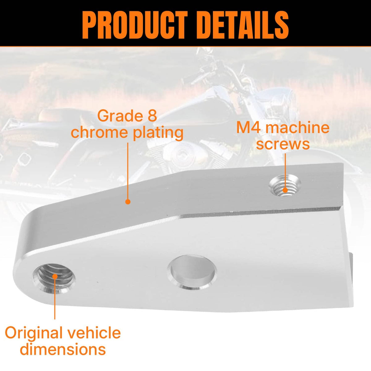 Bethesda Industrial Chrome Shift Neutral Gear Assist For Harley Touring Twin Cam Touring Softail