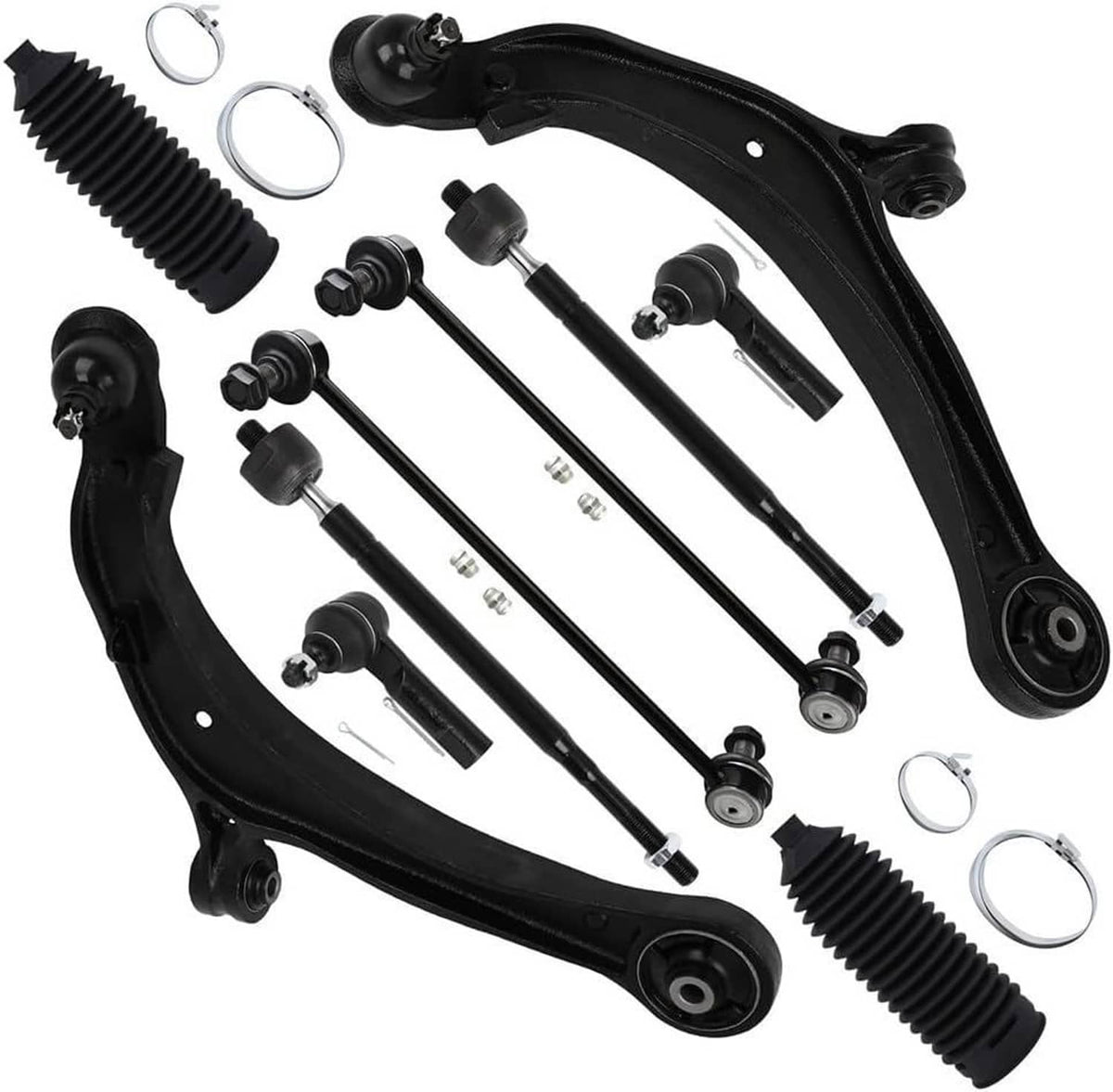 Bethesda Industrial For 2011-2017 Honda Odyssey Front Lower Control Arm Tie Rod End Suspension Kit