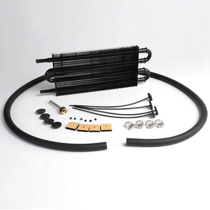 Bethesda Industrial Transmission Oil Cooler+Hose /Mounting Kit 4 Row Radiator Auto-Manual Aluminum