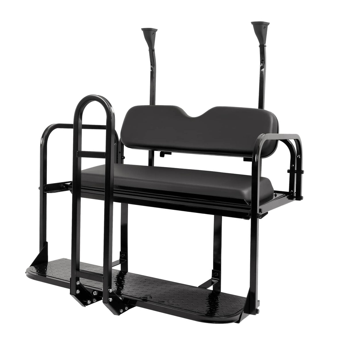 Bethesda Industrial Rear Flip Seat Back Seat Kit For Club Car PRECEDENT/TEMPO Golf Cart w/ Grab Bar