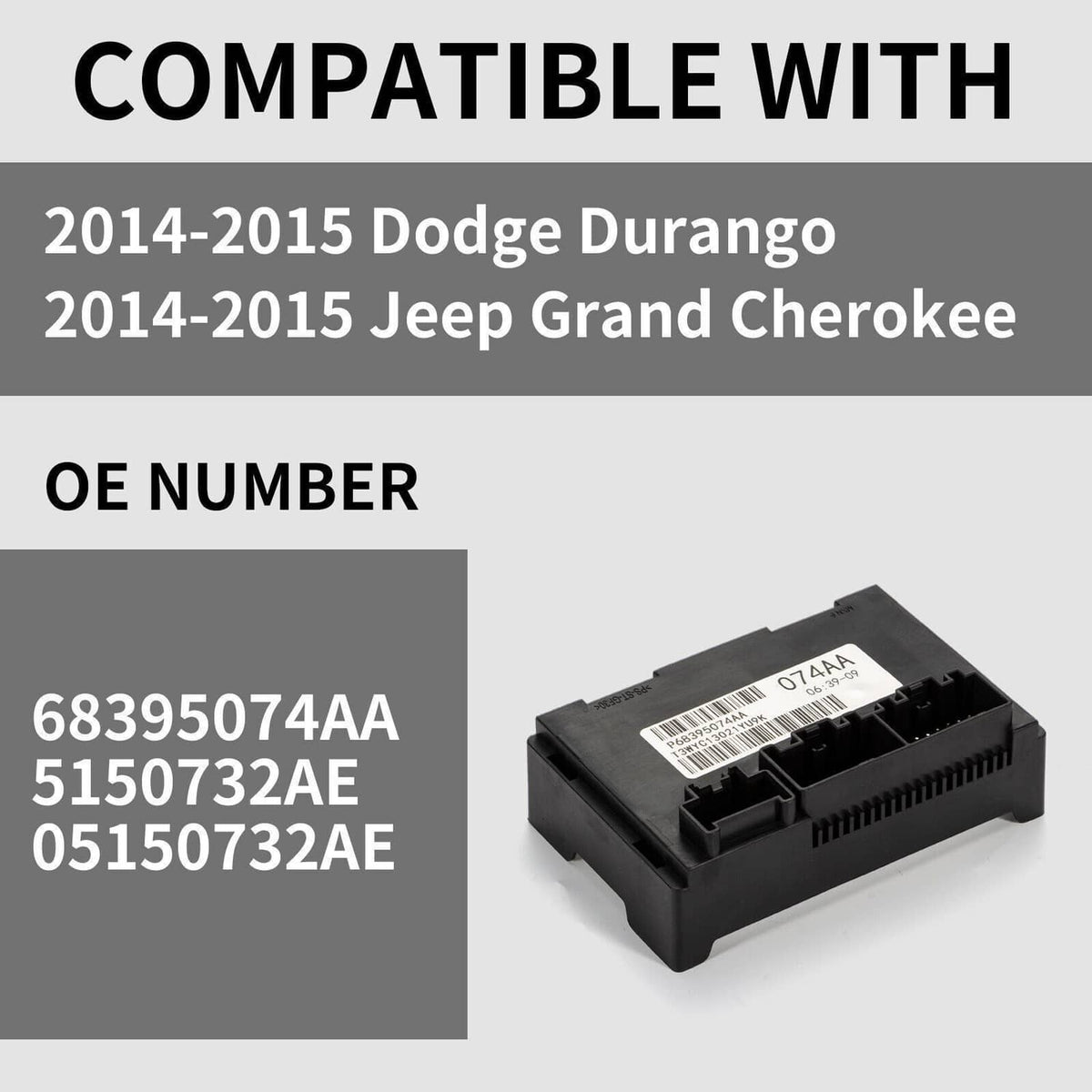 Bethesda Industrial Transfer Case Control Module Fit For JEEP GRAND CHEROKEE 2014-2015 68395074AA
