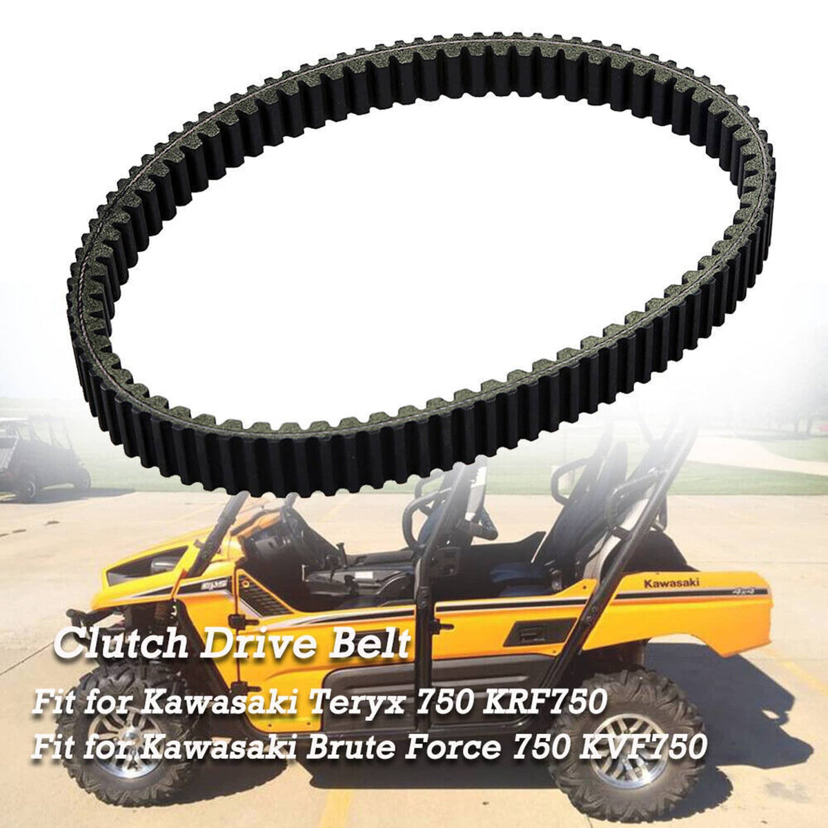 Bethesda Industrial 59011-0019 Drive Belt For Kawasaki Brute Force 650 750 KFX700 Prairie 360 650