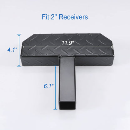 Bethesda Industrial Universal Hitch Climber Step Towing Bumper Guard Anti-Rust For 2" Cars Truck SUV