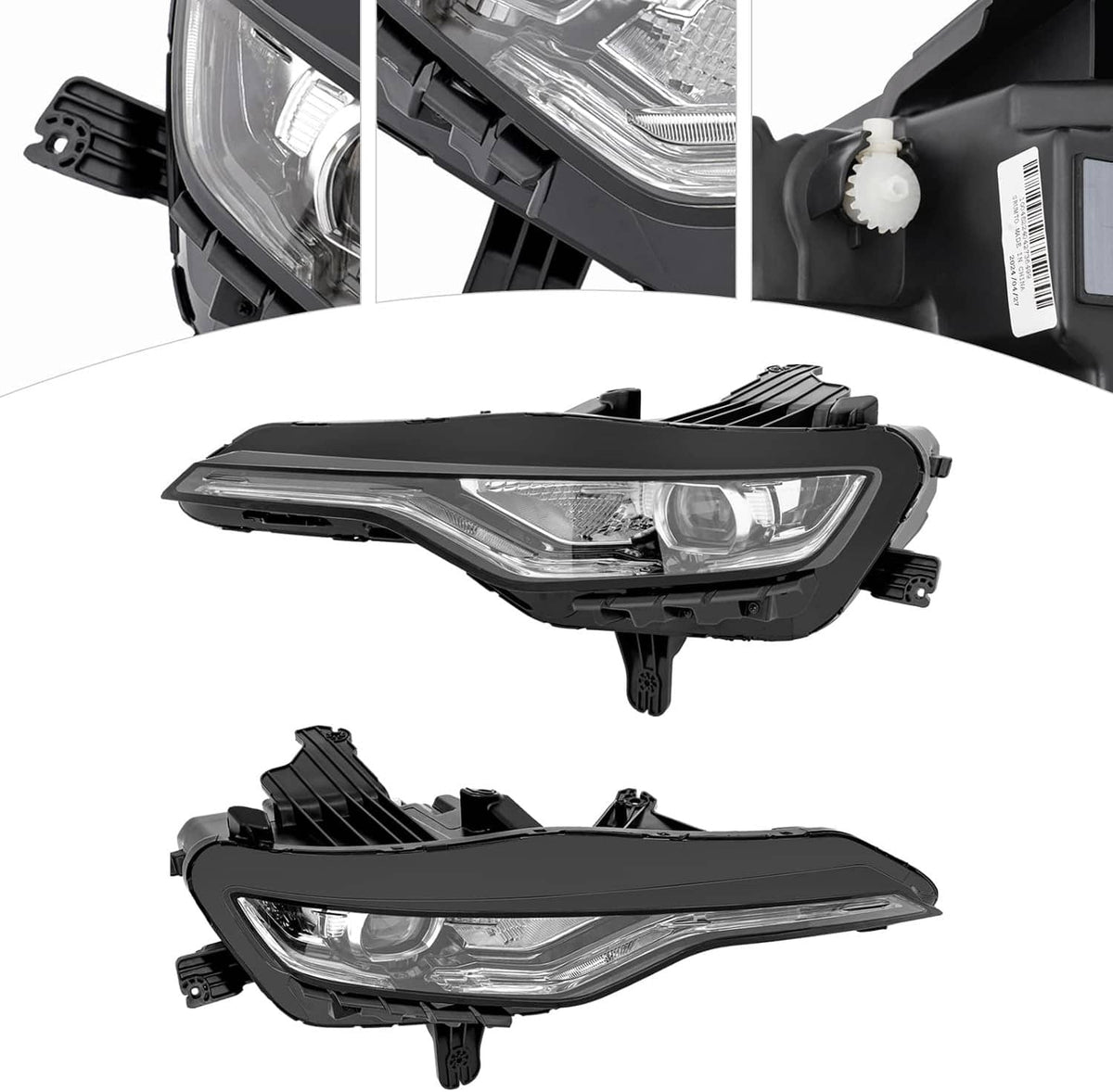 Bethesda Industrial Left+Right DRL Headlight w/LED For 2019-2024 Chevy Camaro LS/RS/SS 84756147