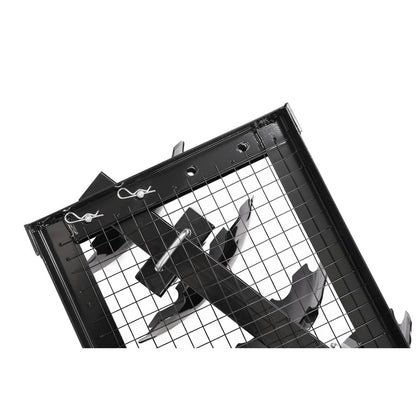 Bethesda Industrial Tow-Behind Notched Disc Harrow 4FT For ATV UTV Trailer Tilling W/ A 2" Towball