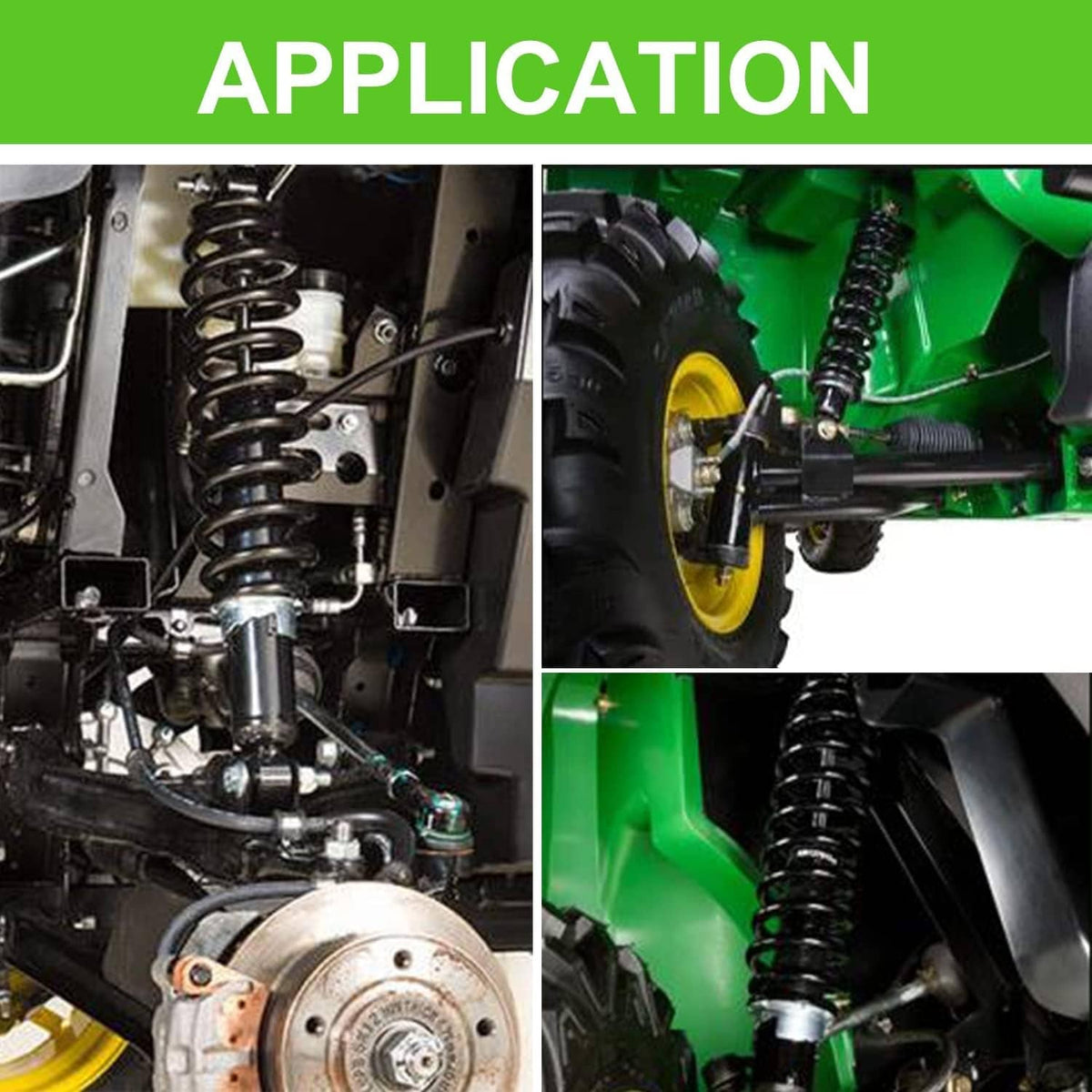Bethesda Industrial Front Suspension Heavy Duty Shock Absorber Kit For John Deere AM130448 Gator TX