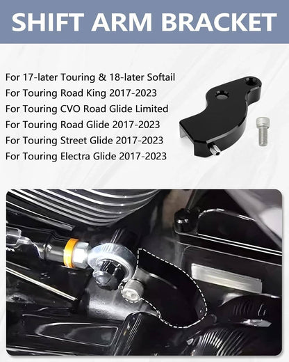 Bethesda Industrial Motorcycle EZ Shift Neutral Gear Assist Bracket for Harley M8 2018-2025 Touring