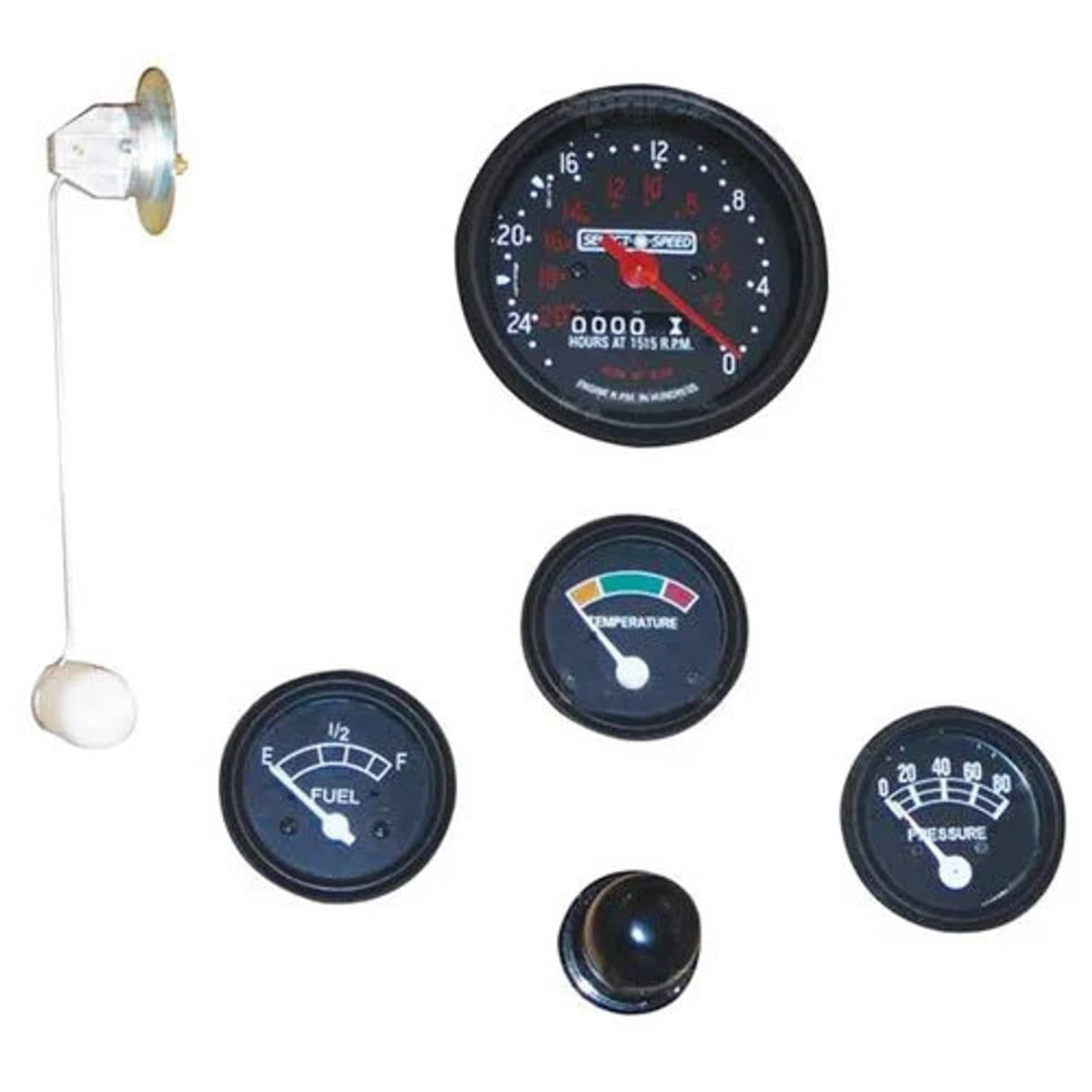 Bethesda Industrial Gauge Set - 6 Volt Select-O-Speed Transmission fits Ford 801 901 4000 C3NN17360J