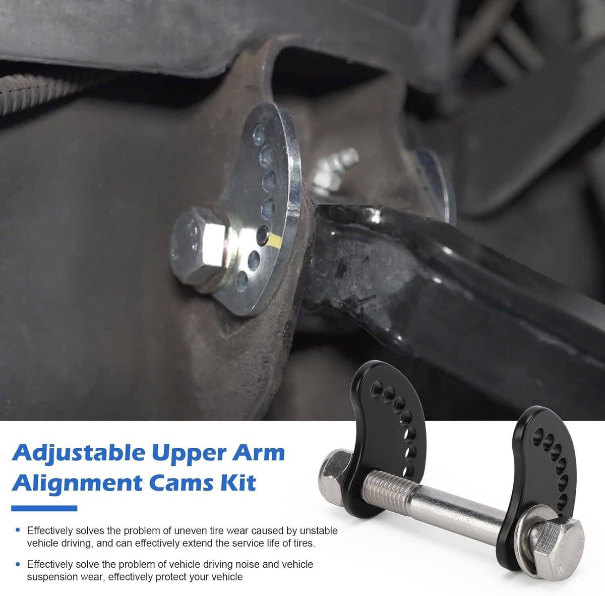 Bethesda Industrial Camber Lock Alignment Fix Upper Arm Cam Bolt Kit For Chevy Silverado Sierra 1500