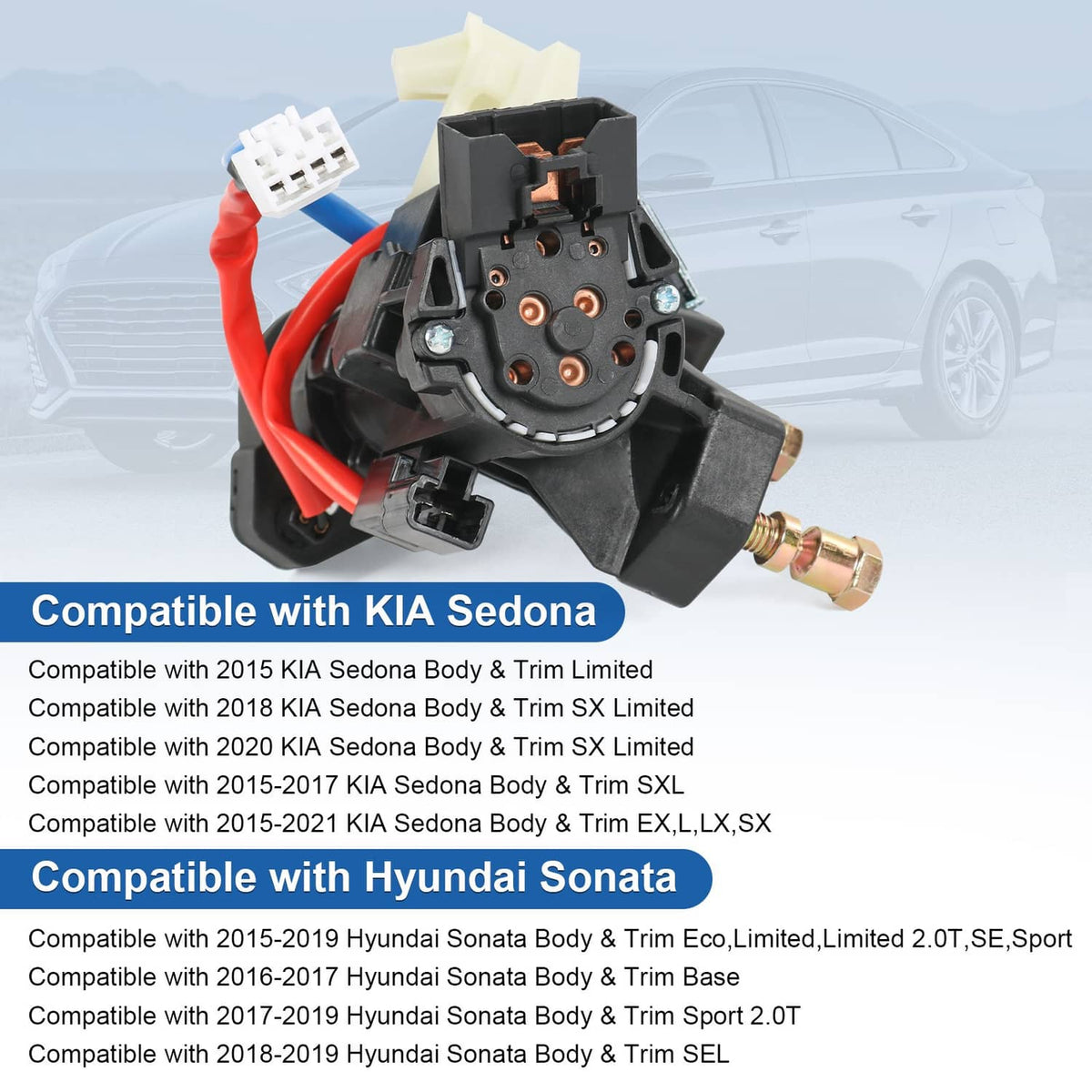 Bethesda Industrial For 2015-2019 SONATA IGNITION LOCK HOUSING ASSEMBLY SWITCH 81910-A4110