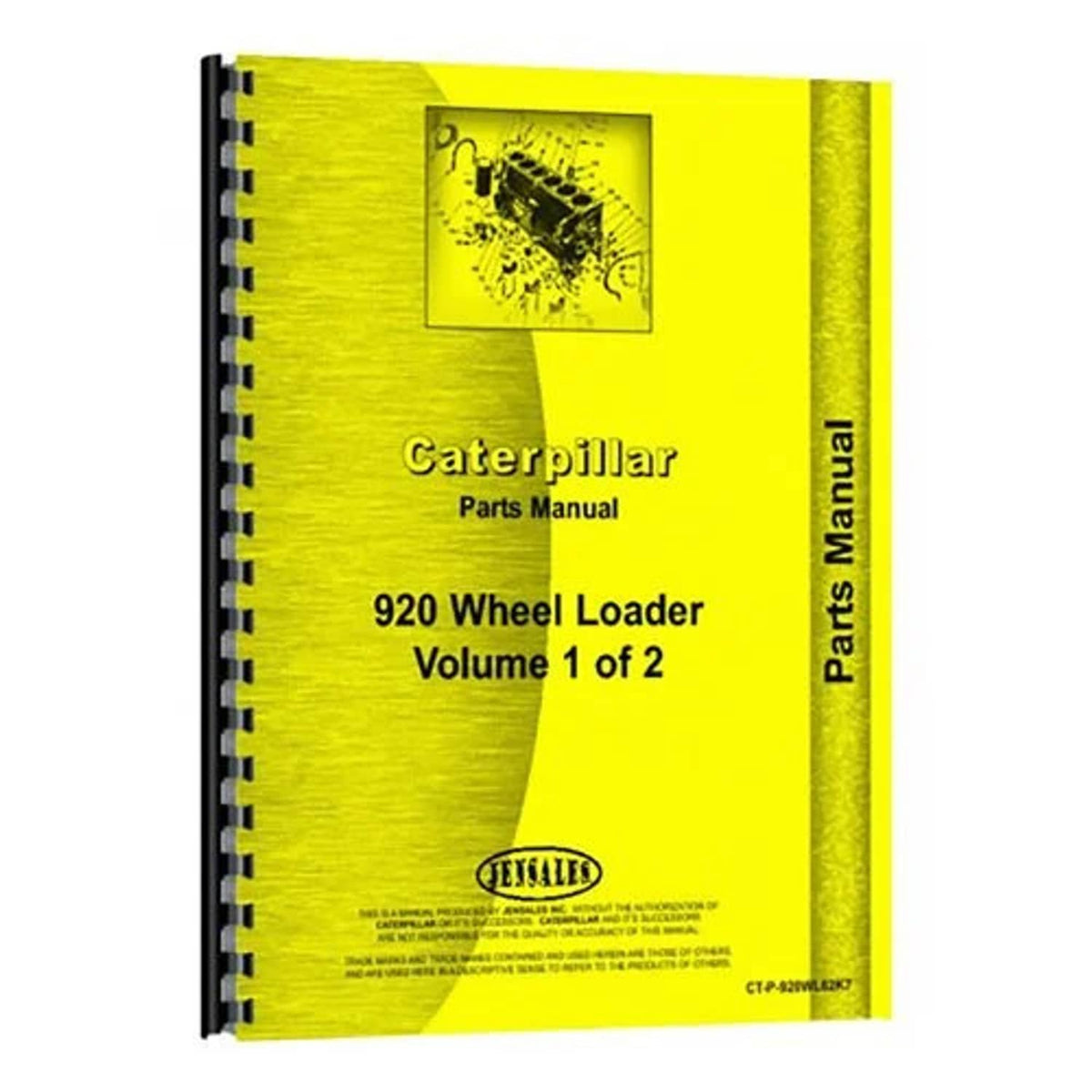 Bethesda Industrial Parts Manual - 920 s/n 62K7095-later fits Caterpillar 920 CT-P-920WL62K7