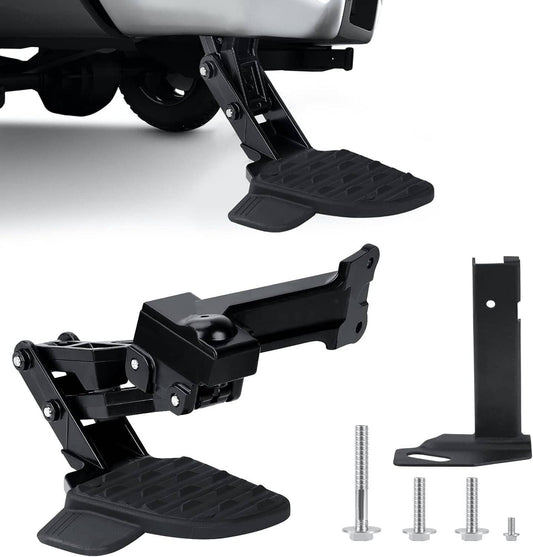 Bethesda Industrial Rear Bumper Retractable Side Bed Step For 2019-2024 Ram 2500 3500 82215842AH