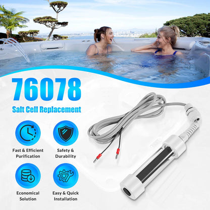 Bethesda Industrial 76078 Salt Cell Replacement for ACE Hot Tubs fit for Hot Spring/Limelight