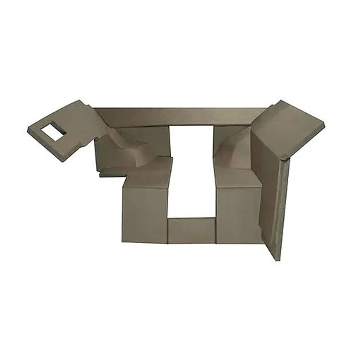 Bethesda Industrial Cab Foam EZ Cab Kit Vinyl with Formed Plastic - Brown fits John Deere 4050 4250